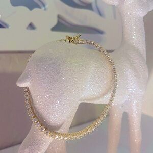 Sterling Vermeil Tennis Bracelet New